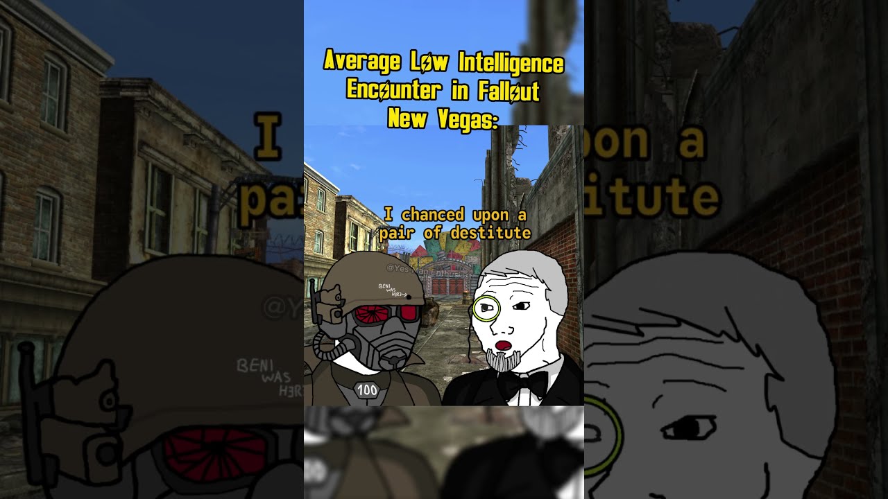 Average Low Intelligence Encounter In Fallout New Vegas Memes Shorts