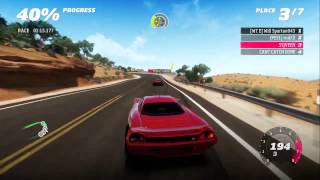 Forza Horizon - Point to point race with Saleen S7's