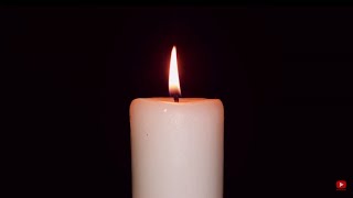 Burning White Candle | Peaceful Relaxing Candle | Full HD [10 Hours]