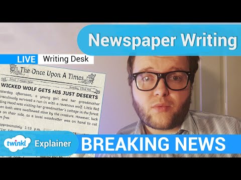 How To Write A Newspaper Article | Report Writing KS2
