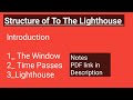 Plot construction of To The Lighthouse/Notes PDF link in Description/@studywitharish
