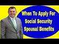 Social Security Spousal Benefits (Case of Bob and Jane)
