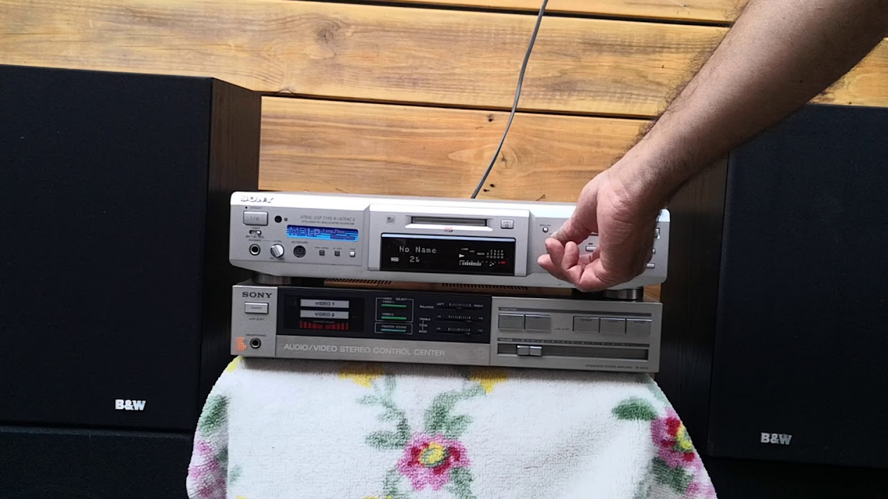 B\u0026W 201i Speaker System - Sony Minidisc 