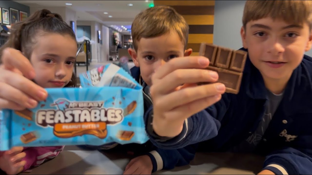 Provando Feastables - Chocolate do @MrBeast 