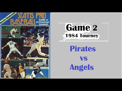 Statis Pro, Pirates vs Angels Game 2 1984 Tourney - YouTube