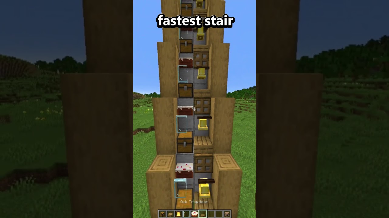 minecraft fastest stair