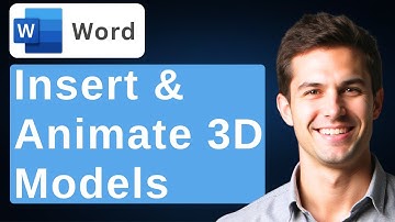 How To Insert & ANIMATE 3D Models In Microsoft Word [2025 Guide]