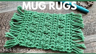 Mug Rugs - Easy Crochet Coasters