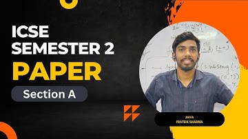 ICSE SEMESTER 2 EXAMINATION SPECIMEN QUESTION PAPER COMPUTER APPLICATIONS