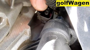VW Passat B7 coolant temperature sensor replacement /P0118/ G62 ECT