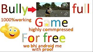 How to download Bully Anniversary Edition on Android||Without root||Without Lagging||For free screenshot 4