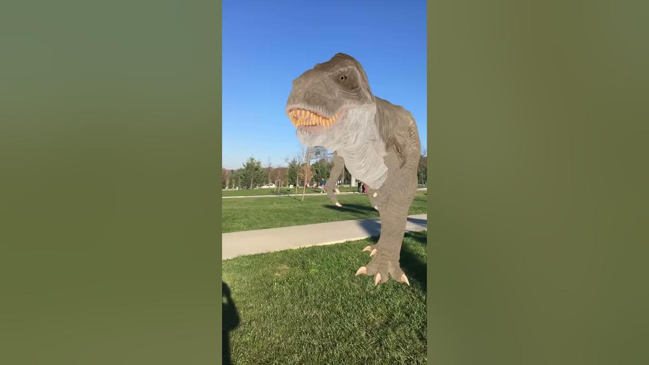 TRex on SocialAR on AppStore! arkit 3D Augmented Reality apps YouTube