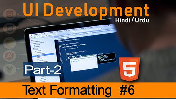 #6 HTML Text Formatting Part-2  | Html full course in Hindi | HTML Tutorial for Beginners | Ui Mind