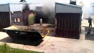 insane backdraft flashover fireball