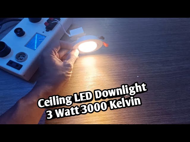 Ceiling LED Downlight 3 Watt 3000 Kelvin