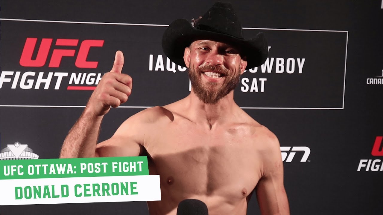 Donald Cerrone talks Al Iaquinta win, Conor McGregor, and winning on ...