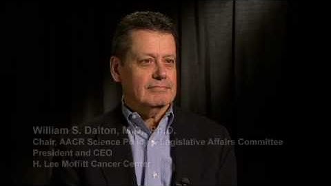 American Association for Cancer Research (AACR) 2011: William S.  Dalton, Ph.D., M.D.