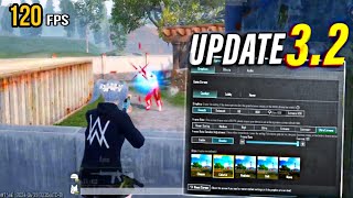 Update 3.2 (120Fps) Pubg Mobile Best Settings & Sensitivity 🔥Copy & Use + Code ✅️ |PUBG MOBILE/BGMI