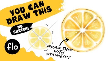 Draw This Juicy Watercolor Lemon in Procreate 🍋