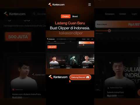 Tips dapat 500 juta dari Konten.com #kontencom #kontencomxsuli