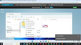 SAM Exam Windows Module 02 Working with the Windows 11 Desktop | SAM Exam Windows Module 03