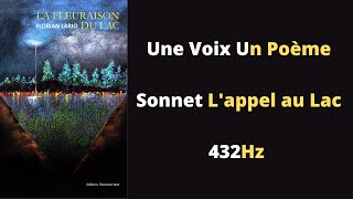 Une Voix Un Poème : Sonnet L'appel au lac (432Hz) screenshot 2