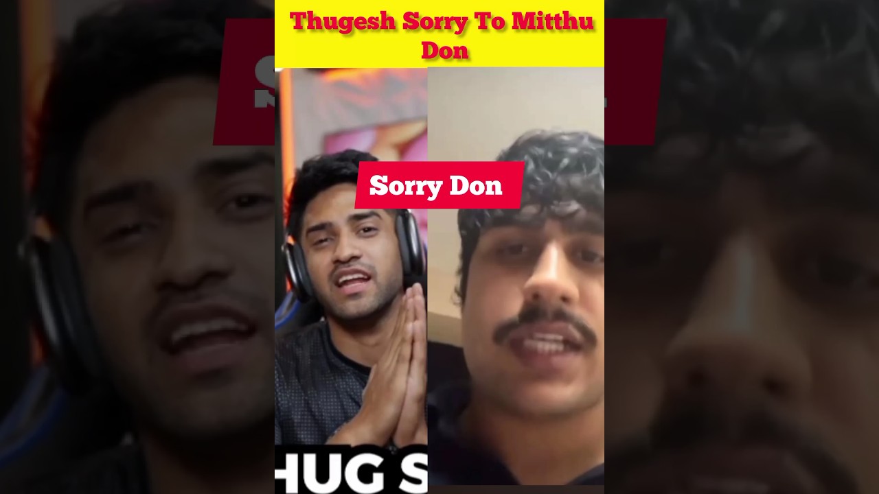 Thugesh Sorry to Mitthu Don 😱 - Thugesh Vs Rajat Dalal Controversy 