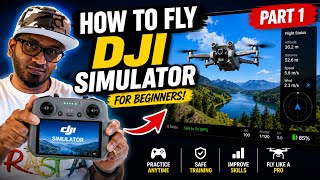 DJI Simulator Tutorial Part 1 | How to Fly DJI Drone Simulator for Beginners (RC 2)