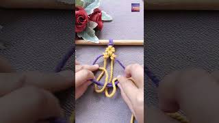 Macrame flower pattern using larks head knot #macrame #knots #diy #flower #pattern #knot #tutorial