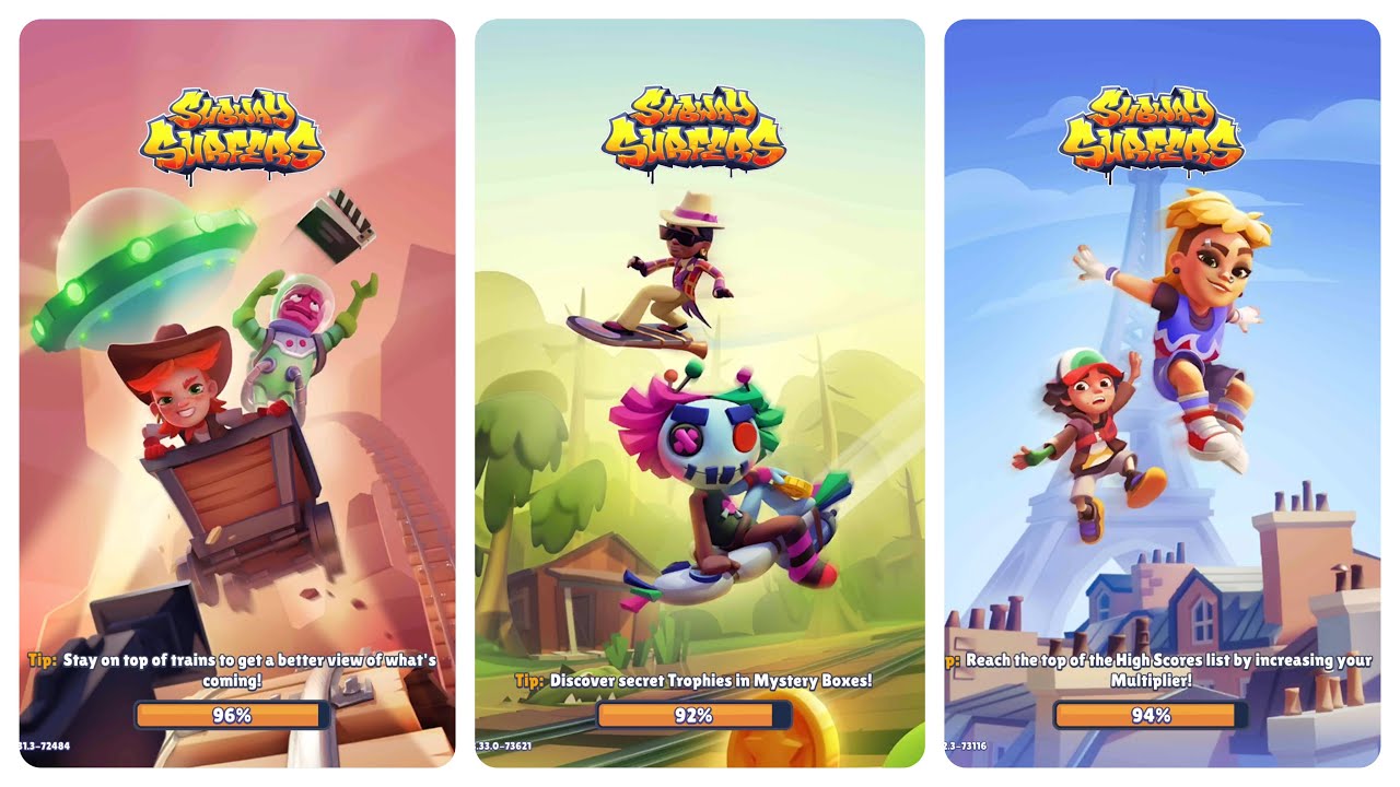 Subway Surfers New Orleans vs Paris vs Hollywood 2024