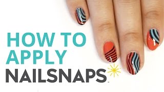 How To Apply NailSnaps' Salon Quality Nail Wraps