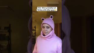 She’s probably flirting with other guys…😭 #shorts #funny #memes