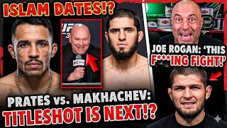 Islam Makhachev vs carlos prates fight CONFIRMED!? Title Shot Drama + Dana White Reaction!