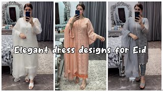Eid dress designing ideas / semi formal dress designs for Eid by Ayesha Rajpoot