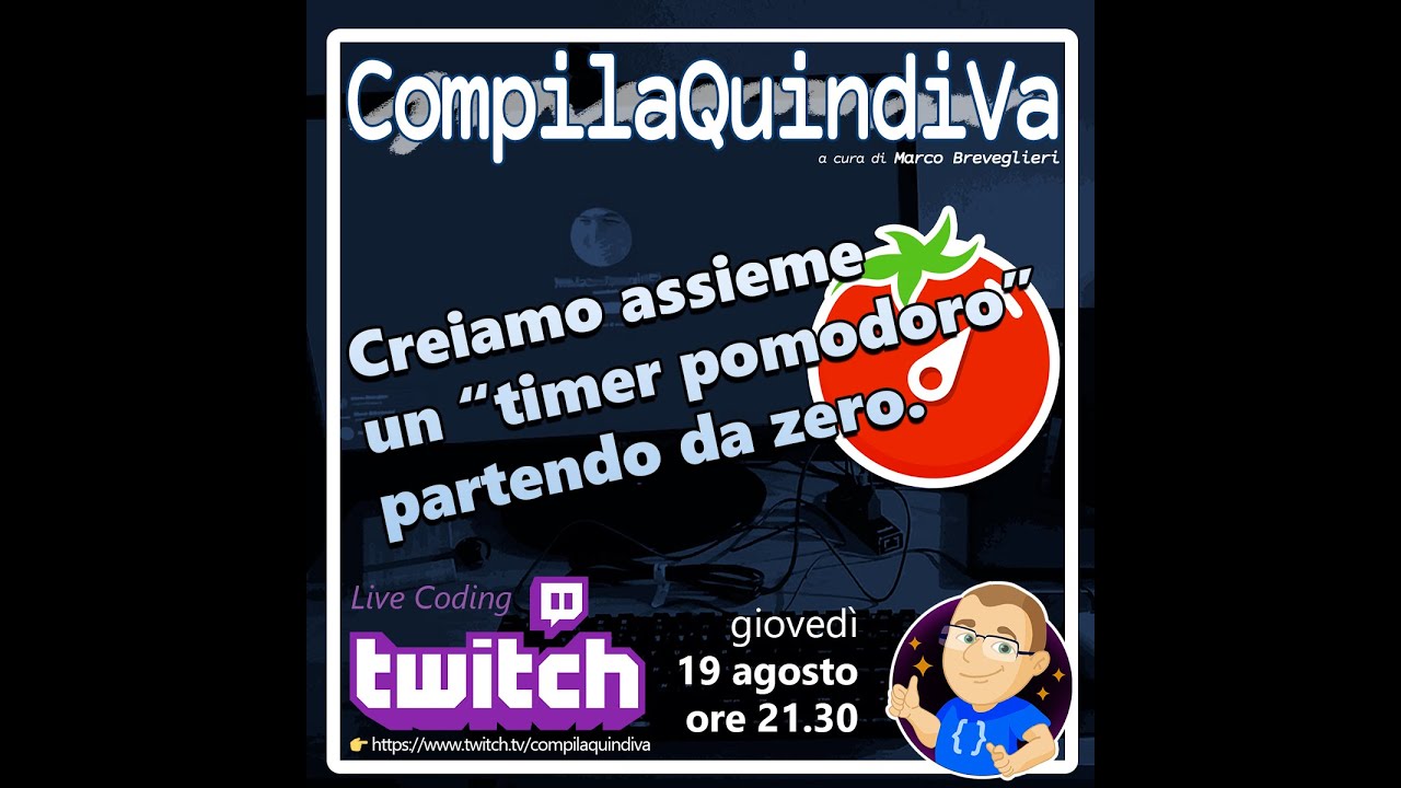 👨‍💻 Live Coding - Creiamo assieme un timer pomodoro! 🍅 Parte 1: la Business Logic.