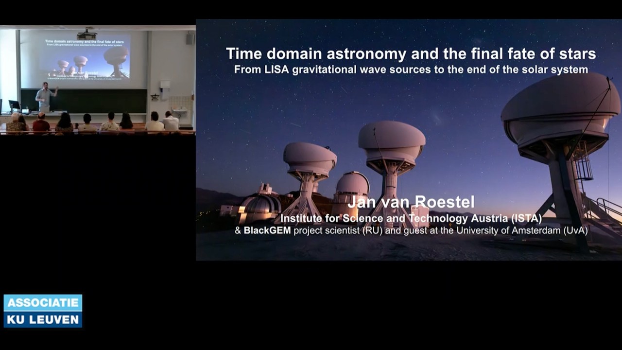 IvS Seminar: Jan van Roestel (28/5/2026)