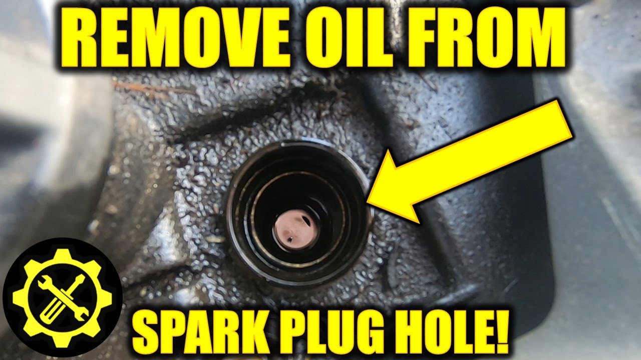 How to Remove Oil from Spark Plug Holes!!