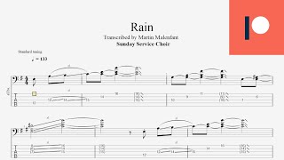 Video thumbnail of "Sunday Service Choir - Rain (bass tab)"