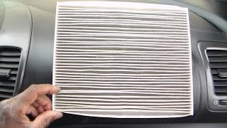 how to clean a cabin air filter