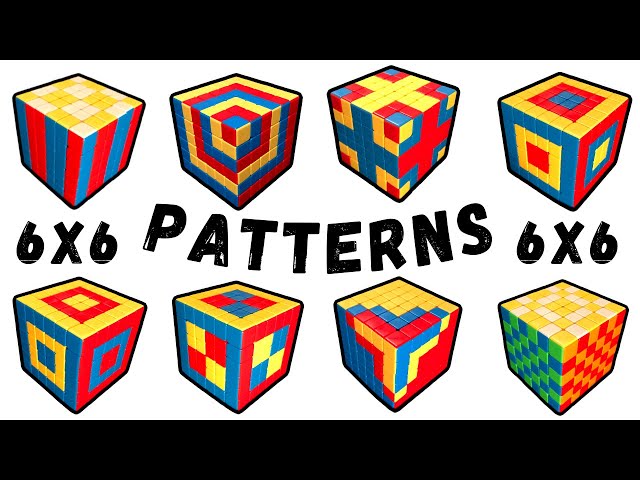 How to create 5x5 Rubiks cube patterns, Super Flip, Clown, Flower, Pillars