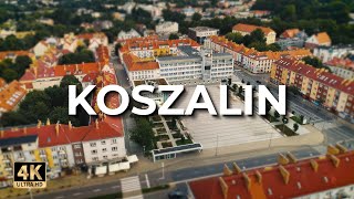 Koszalin Z Drona Cinematic Lece W Miasto 4K