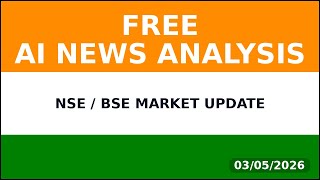 03/05/2026 Updates from NSE/BSE stock free AI sentiment analysis