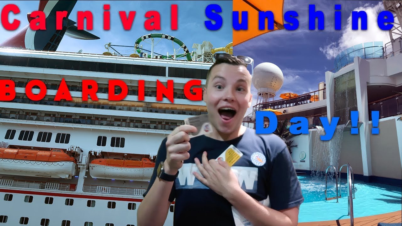 Boarding Day Surprises! | Ep. 4 Carnival Sunshine Cruise Vlogs!