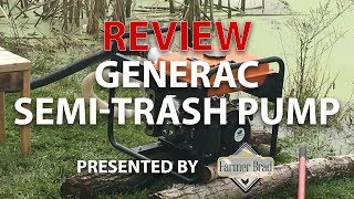 Generac Semi-Trash Pump Product Review ST20S