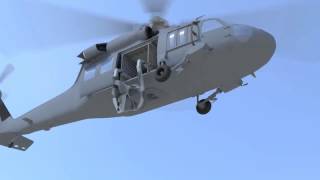 Duke   Airborne Robotic Weapon System RWS On Black Hawk Helicopter Simulation 720p screenshot 3