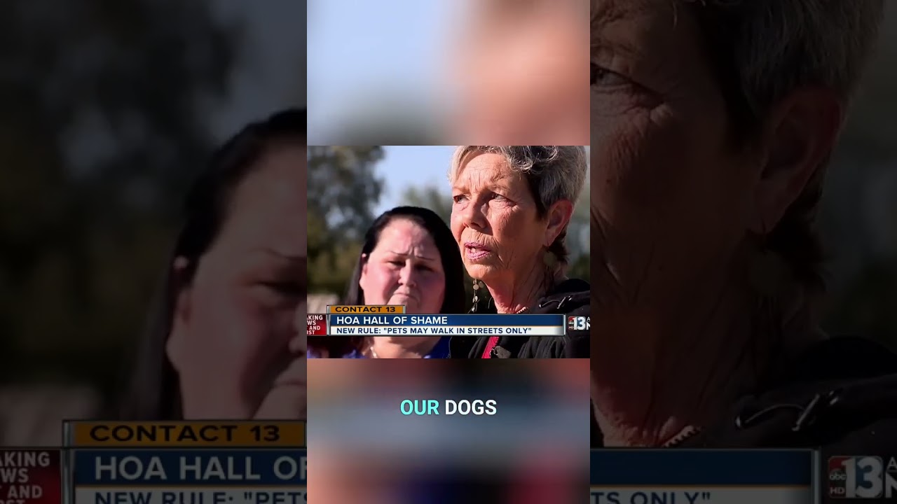 HOA SHAMES Dog Owners For Walking Pets On The Street! 