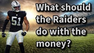 What should the Raiders do with the cap space they have?