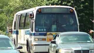MTA NYCT Bus: 1999 Nova-RTS B45 Bus #5045 at Albany Ave-St.Johns Place