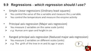 Model I & II regressions in Excel
