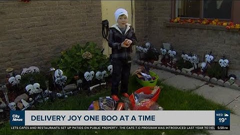Six-year-old spreading joy one 